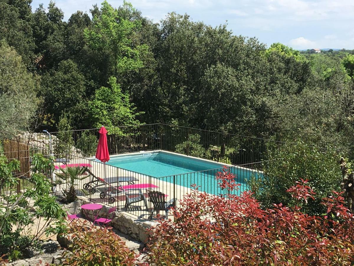 Bed and Breakfast L'Apogée Labeaume Esterno foto